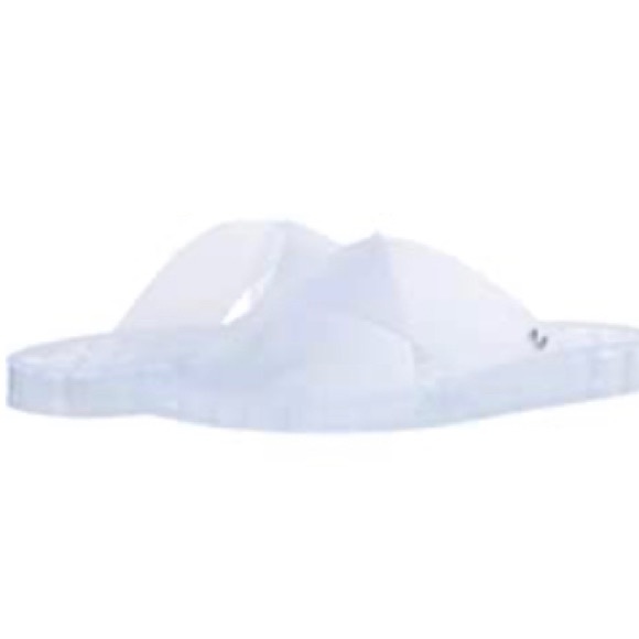 Circus 🎪 by Sam Edelman White Jelly Slip On Sandals Size 8 NWT - Picture 12 of 16